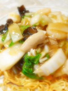 鶏味塩 de 簡単あんかけ焼きそば-レシピのメイン写真