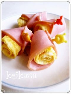 超簡単☆お弁当にも♡クルクルたまごハム♪-レシピのメイン写真