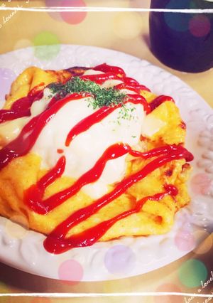 簡単！とろ〜りチーズのオープンオムレツ-レシピのメイン写真
