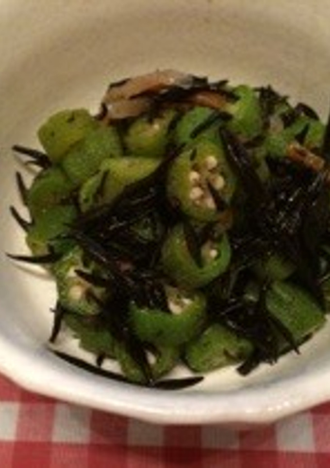 ＊〜オクラとひじきの和えもの〜＊-レシピのメイン写真