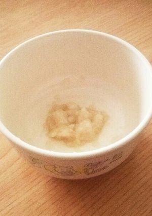 離乳食 初期 りんごとふのトロトロ-レシピのメイン写真
