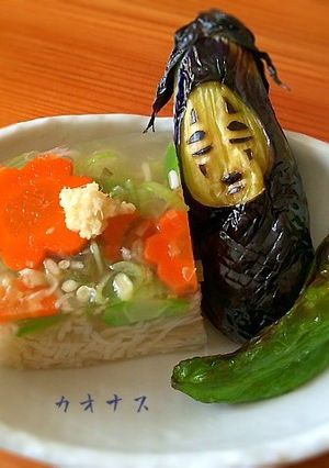 素麺の寒天寄せ☆カオナス添え-レシピのメイン写真