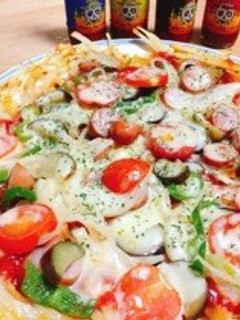 生地不要フライパンじゃがいもサクサクピザ-レシピのメイン写真