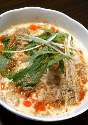 胡麻担々素麺-レシピのメイン写真