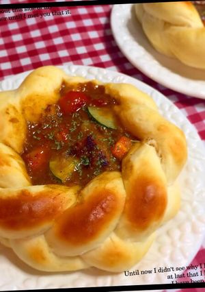 簡単！カップの形のナンカレー-レシピのメイン写真