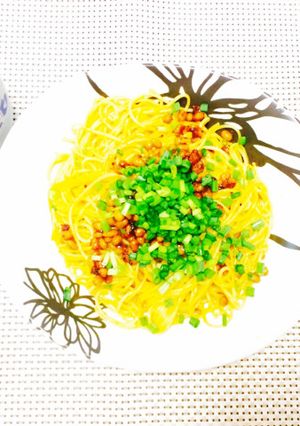 納豆パスタ-レシピのメイン写真