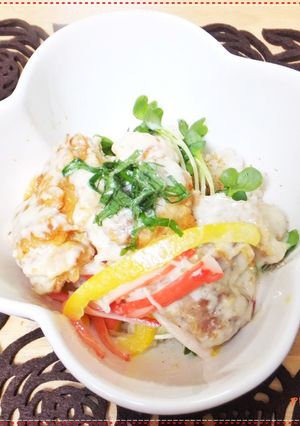 わさびが効いてる♪チーズのチキン南蛮丼-レシピのメイン写真