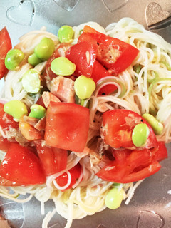 夏の食材で簡単そうめんカッペリーニ-レシピのメイン写真