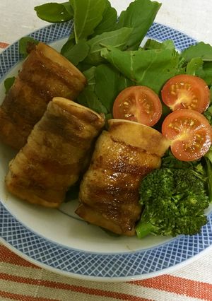 高野豆腐の豚肉巻-レシピのメイン写真