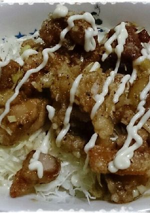 お弁当にも唐揚げさっぱりレモン甘酢和え丼-レシピのメイン写真