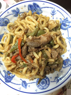 ジンギスカン焼きうどん-レシピのメイン写真