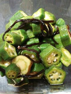 おくらの塩昆布和え-レシピのメイン写真