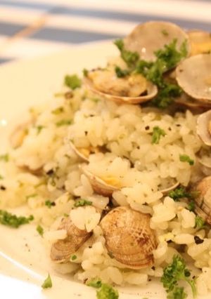 お手軽☆スペイン料理　−あさりご飯−-レシピのメイン写真