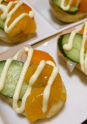 缶詰みかんが美味しいポテベジ♪-レシピのメイン写真
