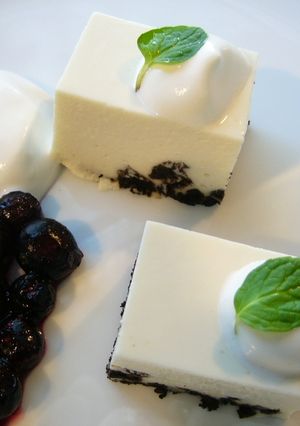 ジョニーとオレオでカッテージチーズケーキ-レシピのメイン写真