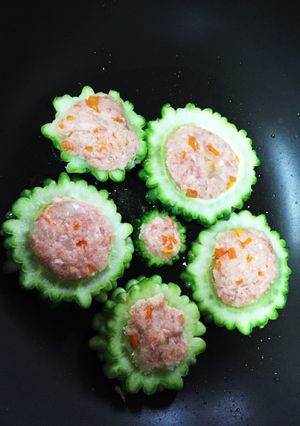 ゴーヤのヘルシー肉詰め-レシピのメイン写真