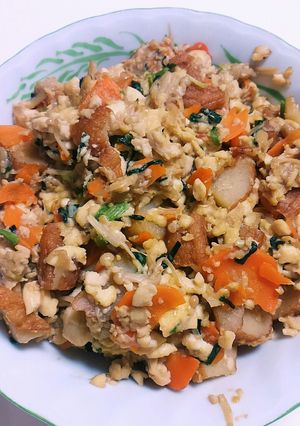 甘くて優しい☆ヘルシー☆豆腐の炒り煮-レシピのメイン写真