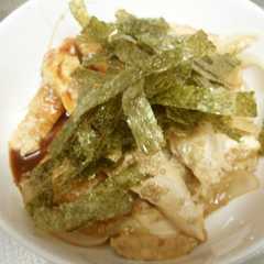 รูปของ しっとりとりササミと厚揚げの軽い煮込み丼