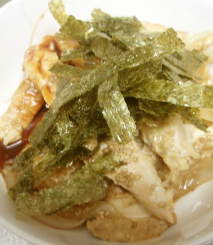 しっとりとりササミと厚揚げの軽い煮込み丼-レシピのメイン写真
