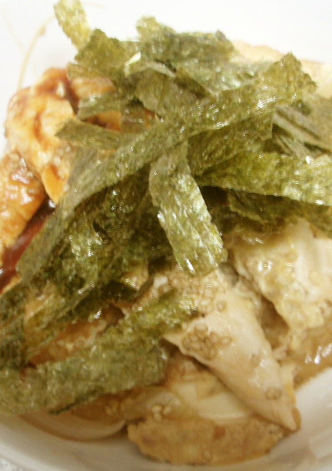 しっとりとりササミと厚揚げの軽い煮込み丼-レシピのメイン写真