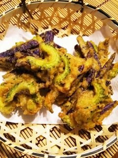 ゴーヤとじゃがいものスパイスかき揚げ♪-レシピのメイン写真