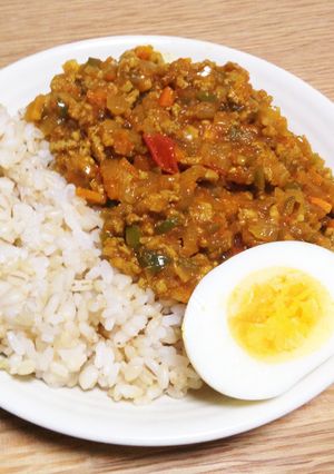 簡単！ 野菜たっぷりキーマカレー-レシピのメイン写真