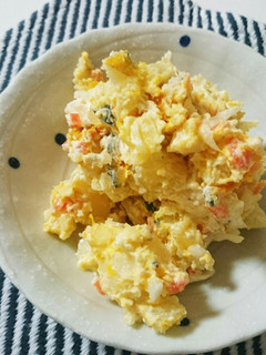 緑黄色のポテトさらだ-レシピのメイン写真