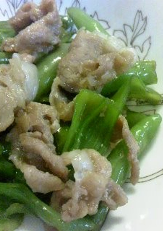 超簡単！万願寺ししとうと豚肉の甘辛煮-レシピのメイン写真