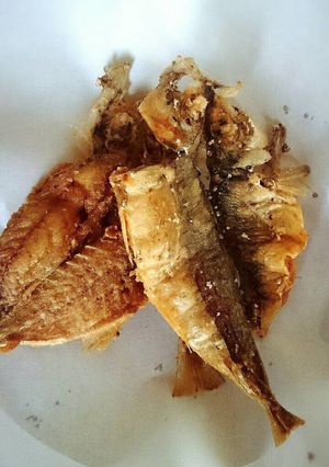 鯵まるごと塩唐揚げ-レシピのメイン写真