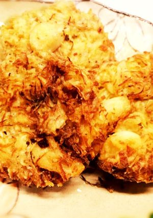 超簡単☆キャベツとにんにくのかき揚げ♪-レシピのメイン写真