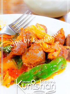 砂肝のキムチ炒め煮♪-レシピのメイン写真