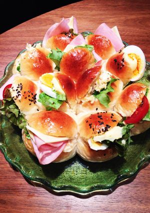 ちぎりぱんのパーティサンドイッチ-レシピのメイン写真
