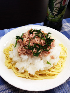 和風おろしツナスパゲッティ-レシピのメイン写真