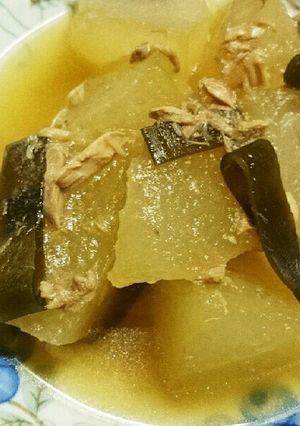 味付け簡単☆冬瓜とツナの煮物(沖縄料理)-レシピのメイン写真