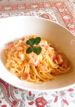 フレッシュトマトパスタ ♪ まろやかマヨ-レシピのメイン写真