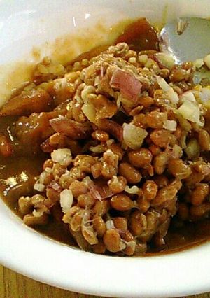 納豆ミョウガカレー-レシピのメイン写真