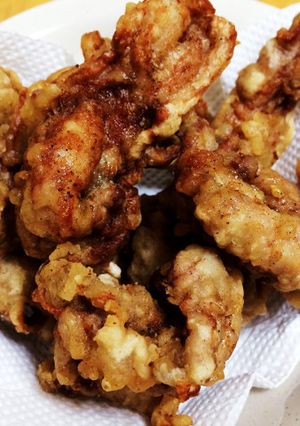 ビールのおとも(^^)せせりの塩唐揚げ♫-レシピのメイン写真