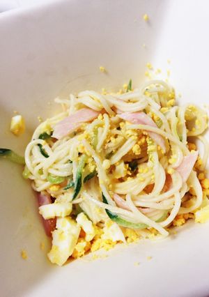 意外といける！そうめんの味噌マヨサラダ-レシピのメイン写真