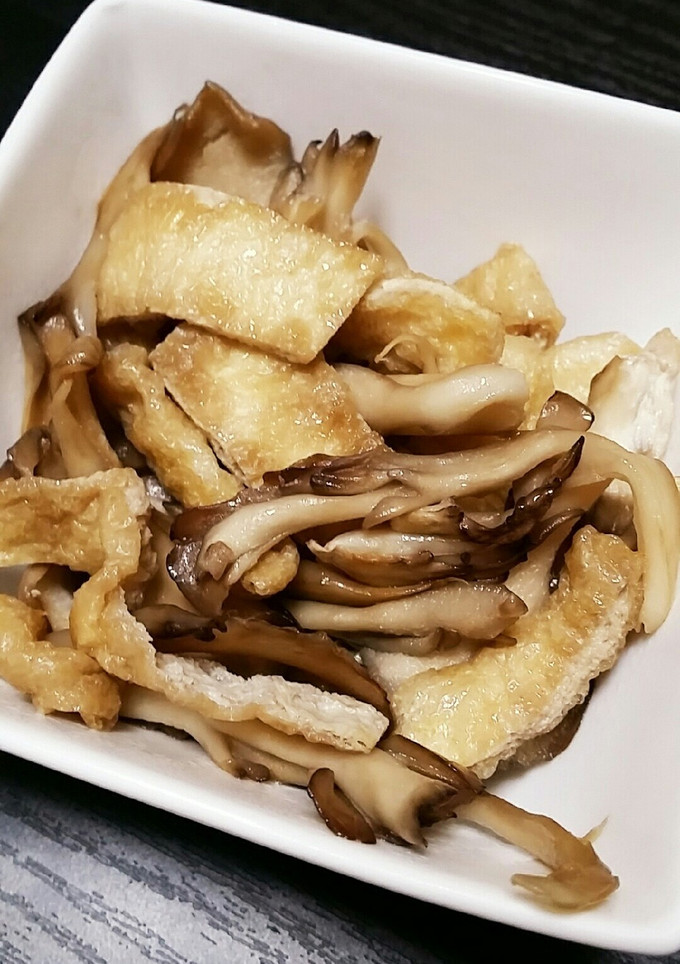 舞茸と薄揚げの和風炒め-レシピのメイン写真