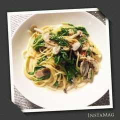 きのこチリクリームパスタ-レシピのメイン写真