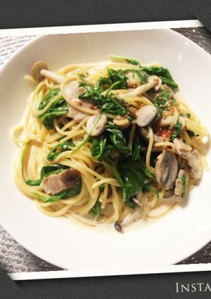 きのこチリクリームパスタ-レシピのメイン写真