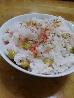 枝豆と桜えびご飯-レシピのメイン写真