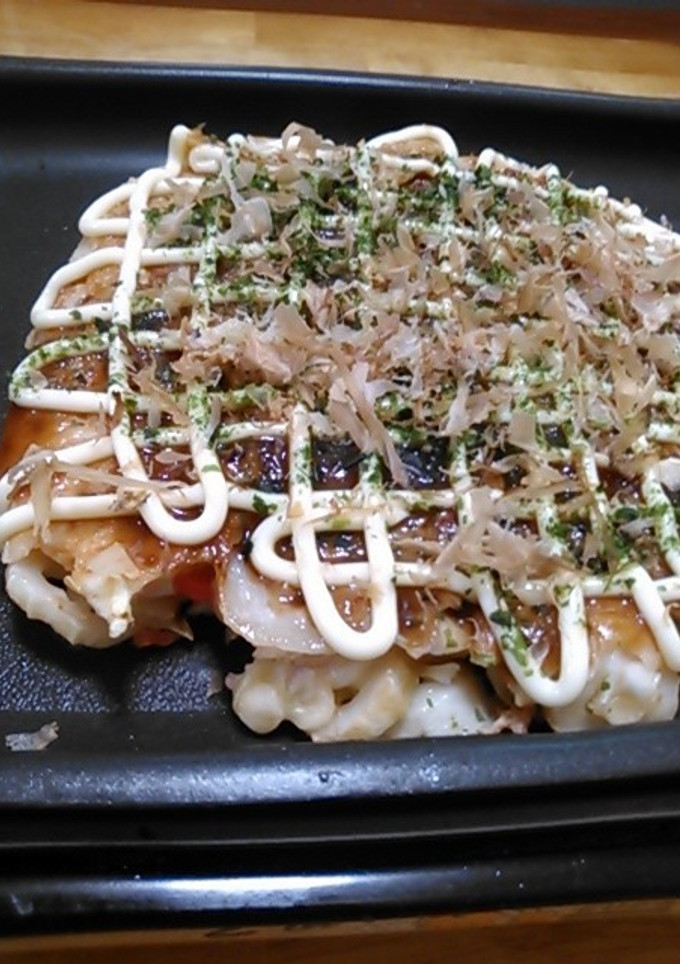 いかの替わりにちくわでお好み焼き-レシピのメイン写真