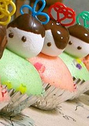 ひなまつり蒸しケーキ-レシピのメイン写真