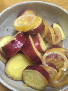 さつまいものはちみつレモン煮-レシピのメイン写真