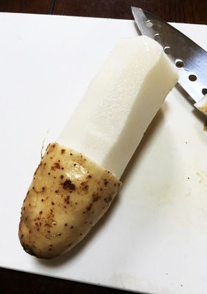 山芋の皮むき-レシピのメイン写真