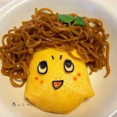 A picture of ふなっしーおばちゃん.