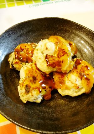 お月見つくねハンバーグ-レシピのメイン写真