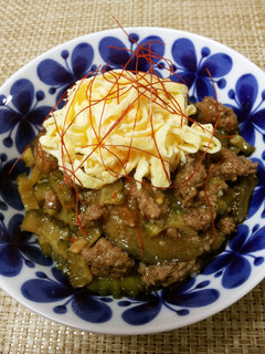ゴーヤde麻婆丼-レシピのメイン写真