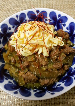 ゴーヤde麻婆丼-レシピのメイン写真